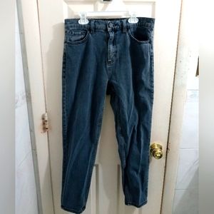 BDG Urban Outfitters Mom High Rise Faded Black Jeans Size 28